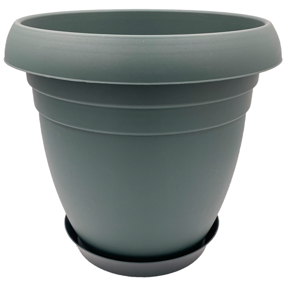 

Горшок для цветов Nergiz 10,5 л тёмно-зеленый