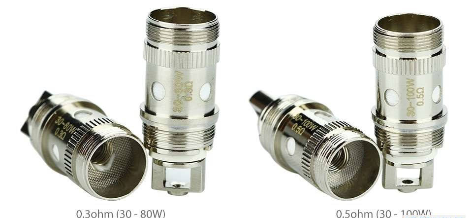 

Набор испарителей сменных Eleaf iJust S, Melo2 /Melo3/Melo4/ istick pico 75w для электронных сигарет 0,5Ом