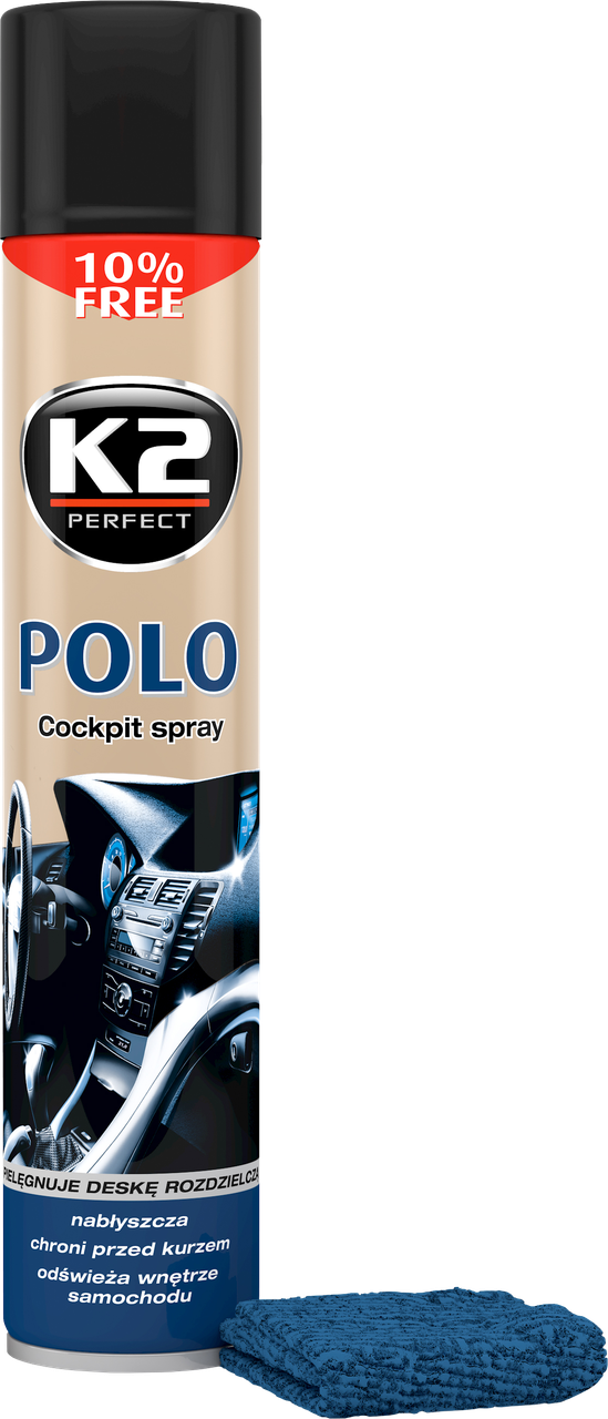 

Полироль торпеды новое авто K2 Polo Cockpit Fahren 600 мл (K406FA)