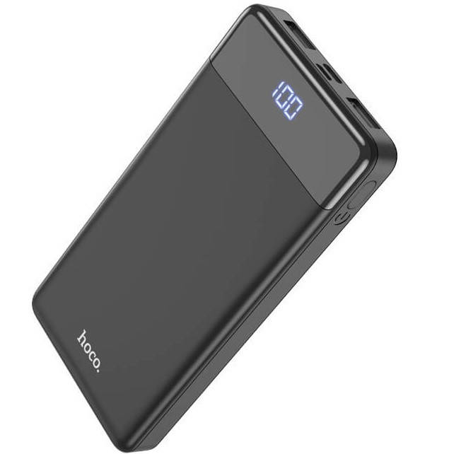 

Павербанк PowerBank HOCO J84 10000mAh 37Wh |2USB/Micro-USB/Type-C, 2A| Чорний
