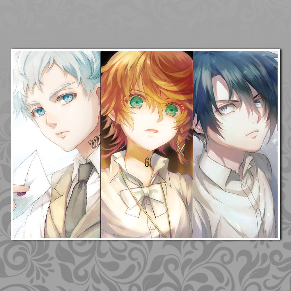 

Плакат Аниме The Promised Neverland ( Обещанный Неверленд ) 037