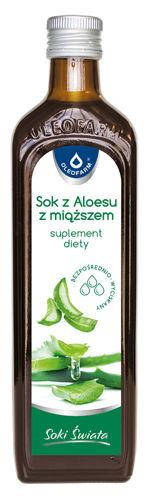 

Сок Алоэ Вера с мякотью 100% без консервантов 500 мл, Oleofarm