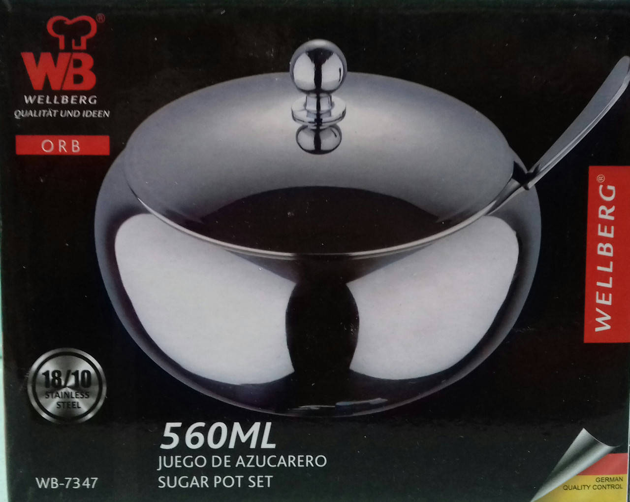 

Сахарница Bergner 560 мл .