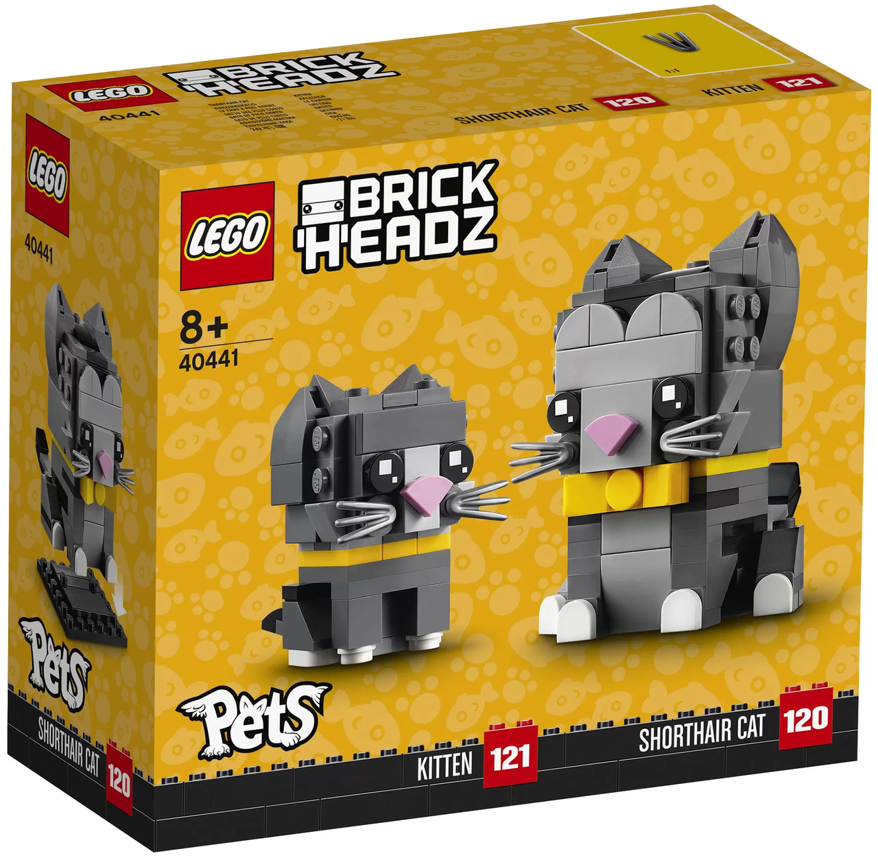 

Lego BrickHeadz Короткошёрстные коты 40441