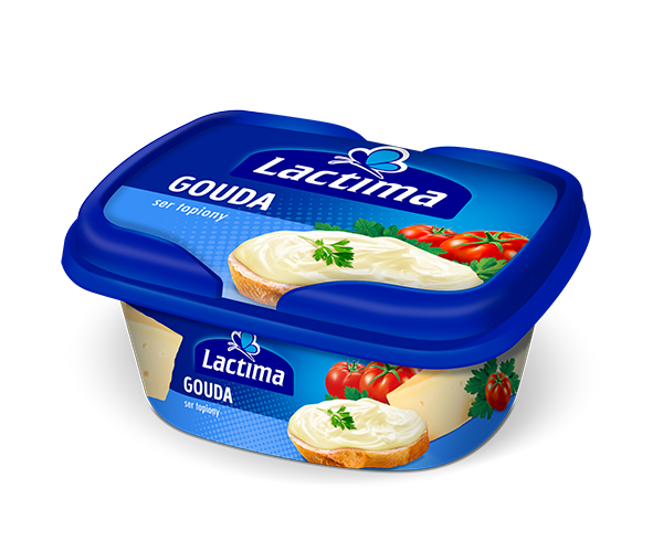 

Сыр плавленный Гауда "Lactima" фасовка 0.130 kg