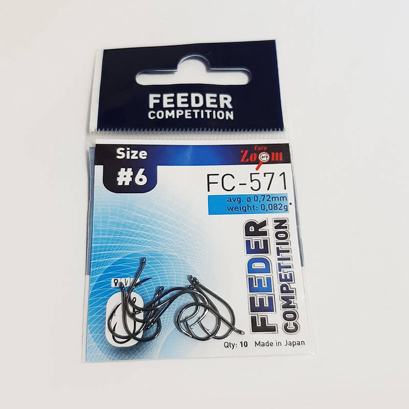 

Крючки фидерные Feeder Competition #6 FC-571 (10шт.)