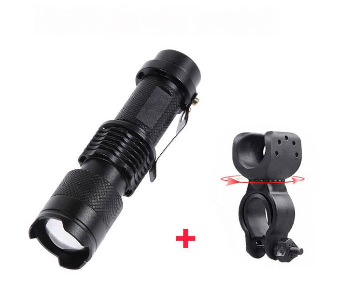 

LED фонарик с креплением для велосипеда 7Вт 300Лм.