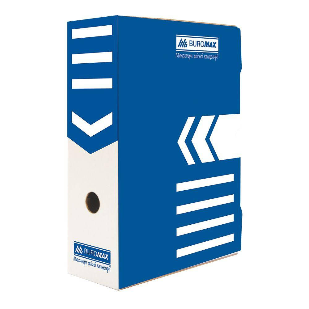 

Бокс архивный для документов 100 мм синий Buromax BM.3261