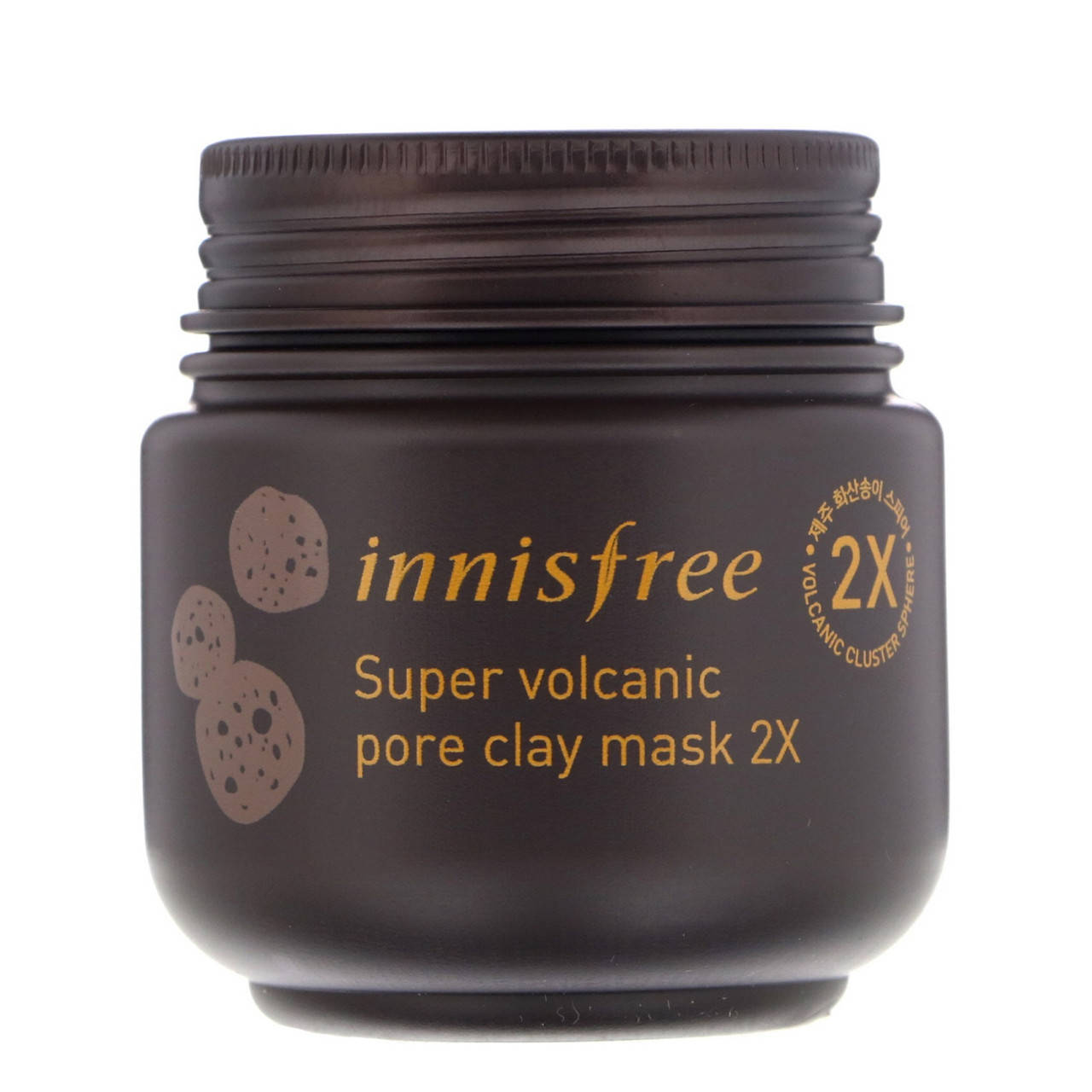 

Очищающая маска с вулканической золой Innisfree Super Volcanic Pore Clay Mask 2X 100 ml