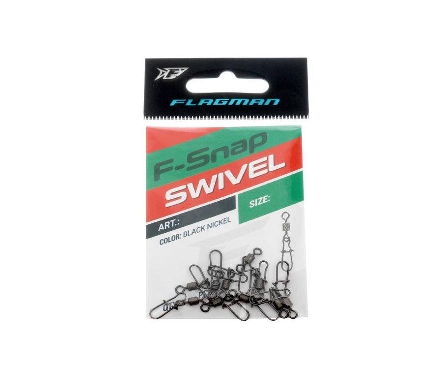 

Вертлюг с застежкой американка Flagman Swivel-F Snap #4