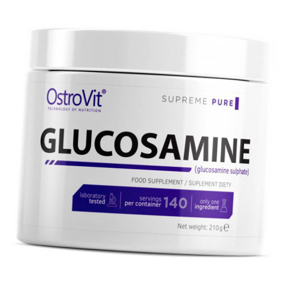 

Глюкозамин OstroVit 100% Glucosamine 210 g Топ продаж