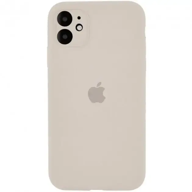 

Чехол Silicone Case Square Full+Camera iPhone 11 серый (Stone)