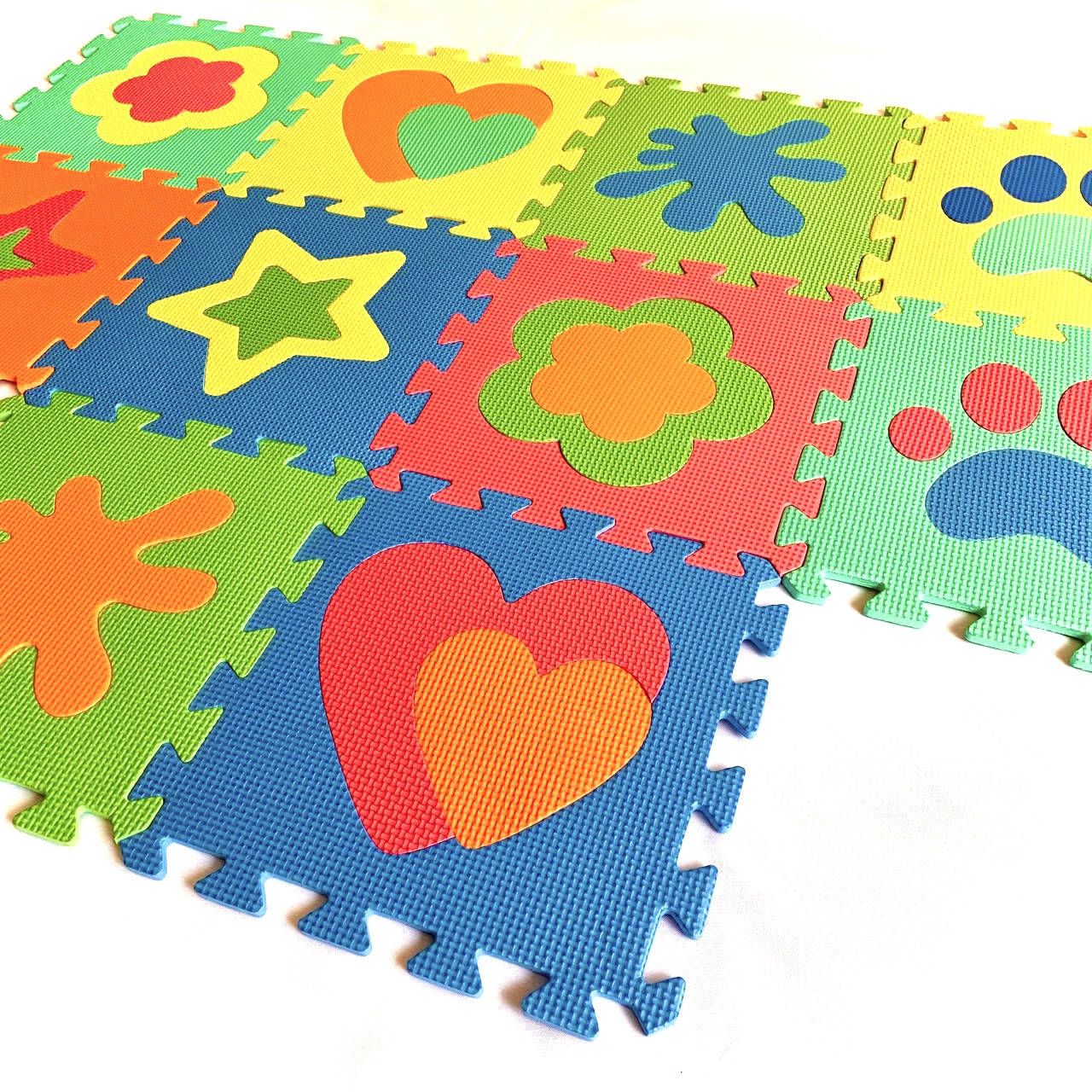 

Детский коврик - мозаика (Фигуры)