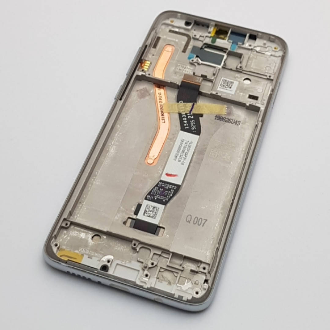 

Дисплей Xiaomi Redmi Note 8 Pro модуль белый Сервисный оригинал новый