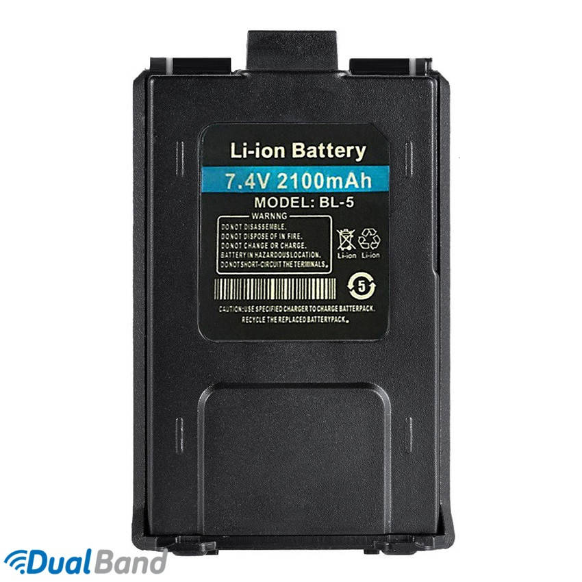 

Аккумуляторная батарея для рации Baofeng UV-5R (BL-5) 2100 mAh