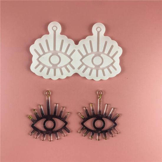 

Форма для эпоксидной смолы Finding Молд для сережек подвесок глаза Белый 12.4 см x 7.8 см