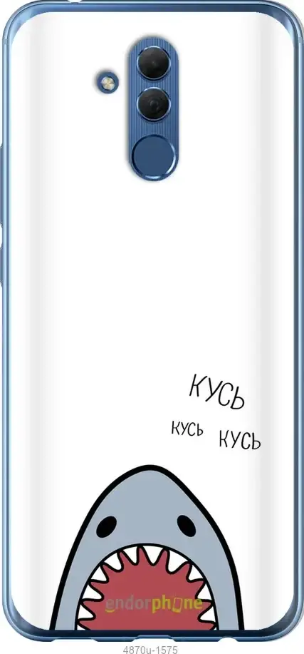 

Чехол на Huawei Mate 20 Lite Акула "4870u-1575-18101", Белый