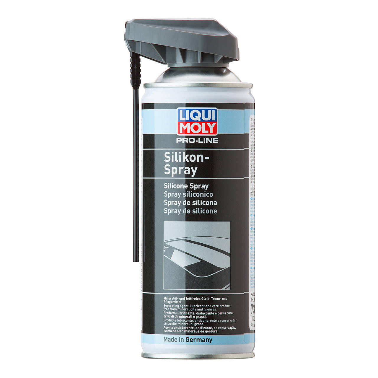 

Бесцветная силиконовая смазка Liqui Moly Pro-Line Silikon-Spray (7389) 400мл