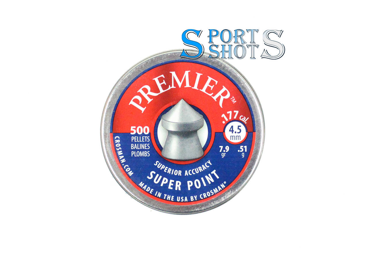 

Пули Crosman Premier Super Point 4,50мм, 0.51г, 500шт