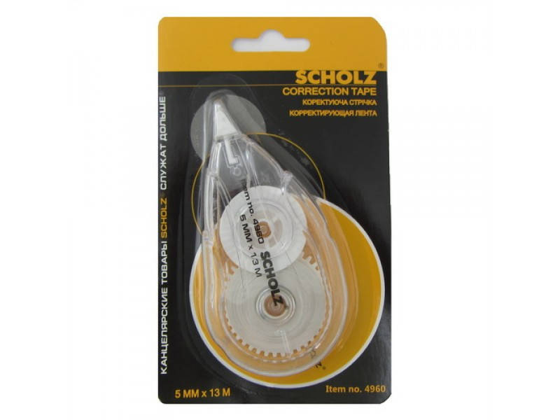 

Корректор ленточный Scholz 5мм*13м 4960