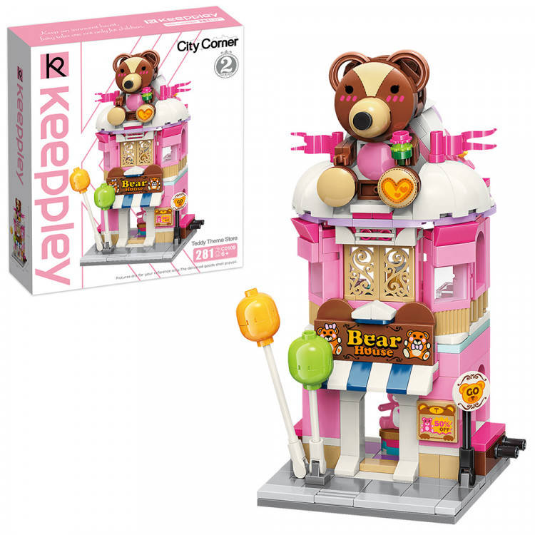 

Конструктор Qman "Кафе", 281 деталь, C0109