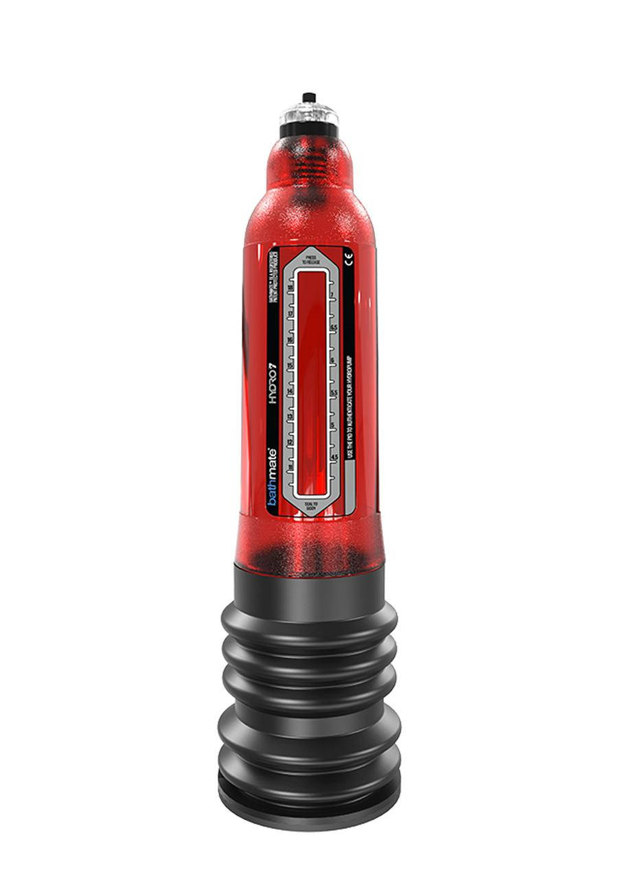 

Гидропомпа для увеличения полового члена Bathmate Hydro 7 red all Оригинал, Красный