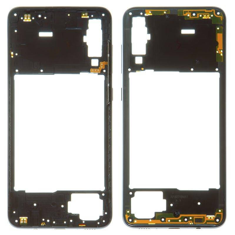 

Середня частина корпусу для Samsung A705 Galaxy A70, чорна
