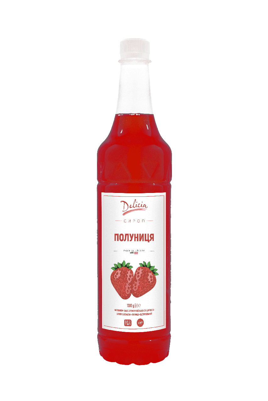 

Сироп Клубника Delicia 1300 г