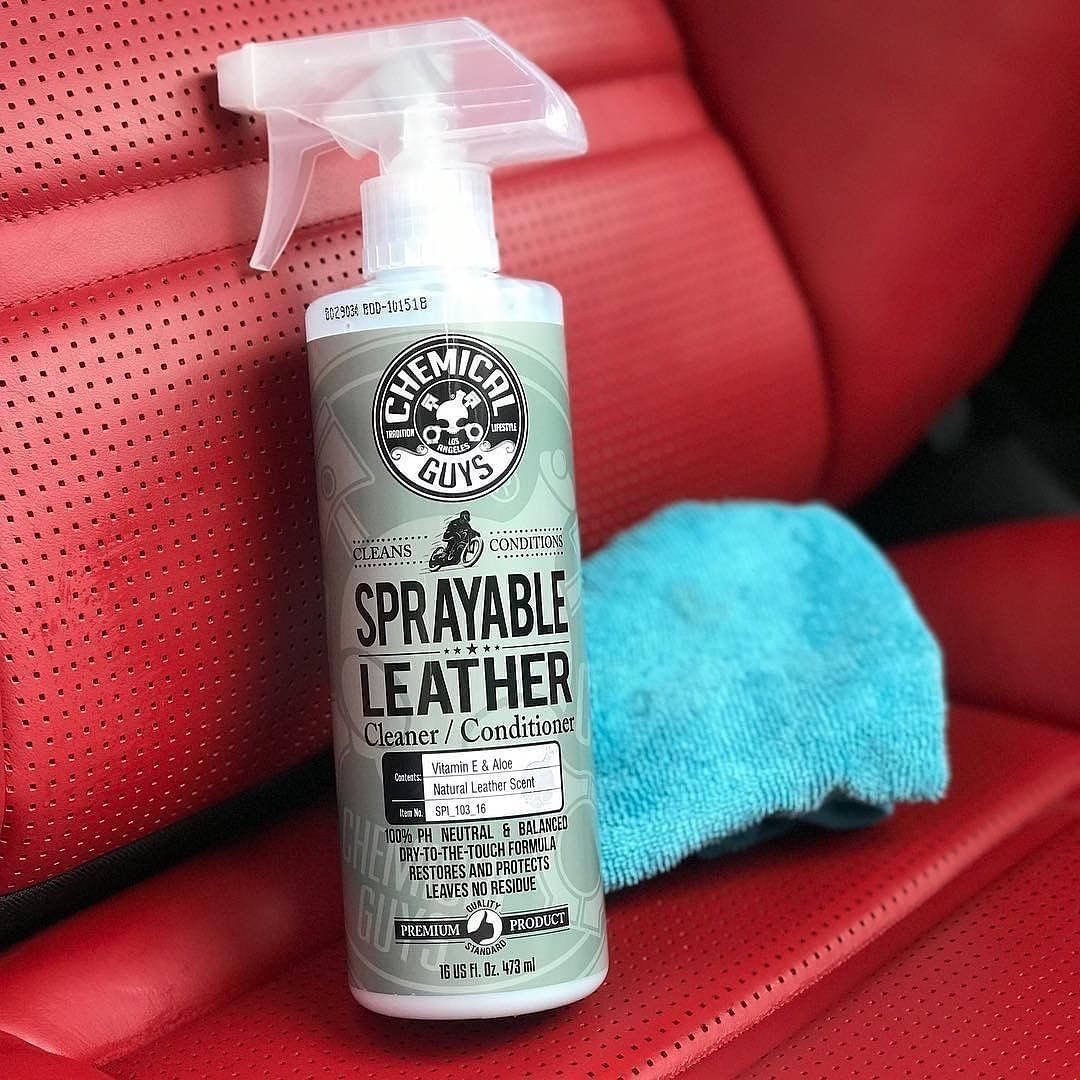 

Очиститель и кондиционер для кожи с витамином Е и алоэ Sprayable Leather Cleaner