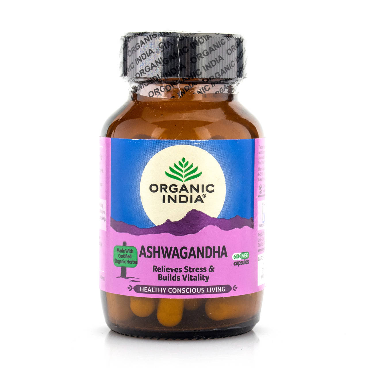 

Ашвагандха, Органик Индия / Aswagangha, Organic India / 60 кап.