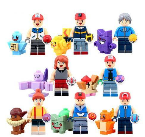 

Конструктор фигурки человечки пикачу для лего lego
