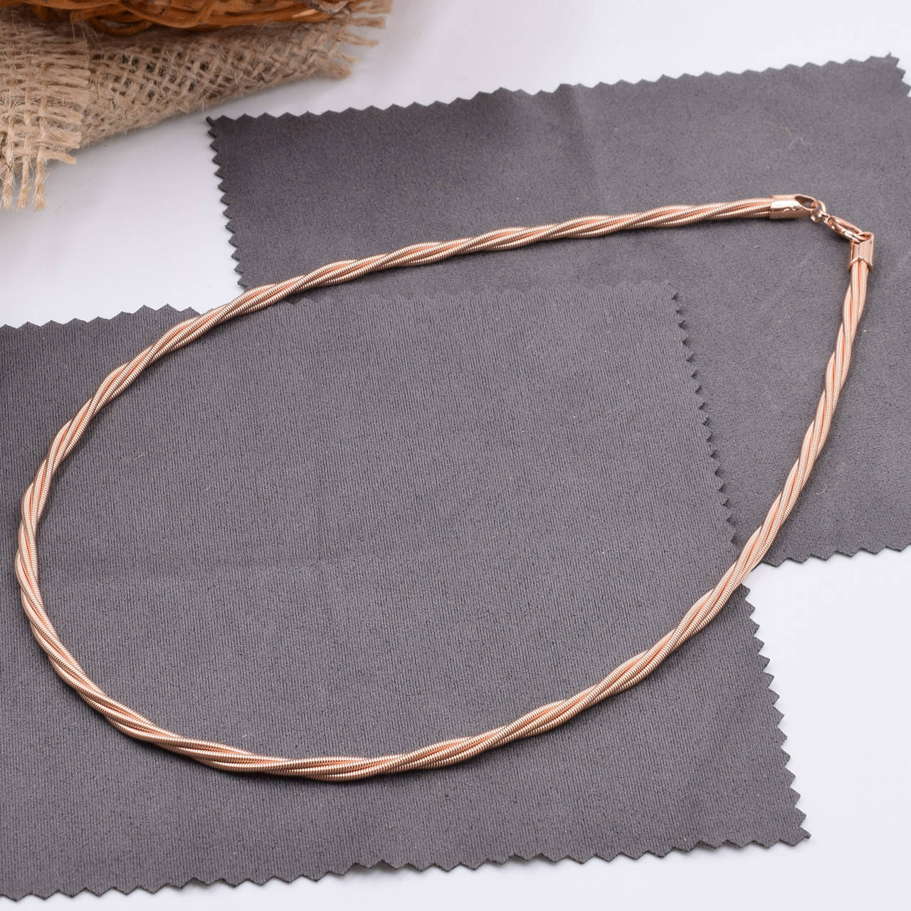 

Цепочка Xuping 31365 ширина 4 мм позолота РО длина 43