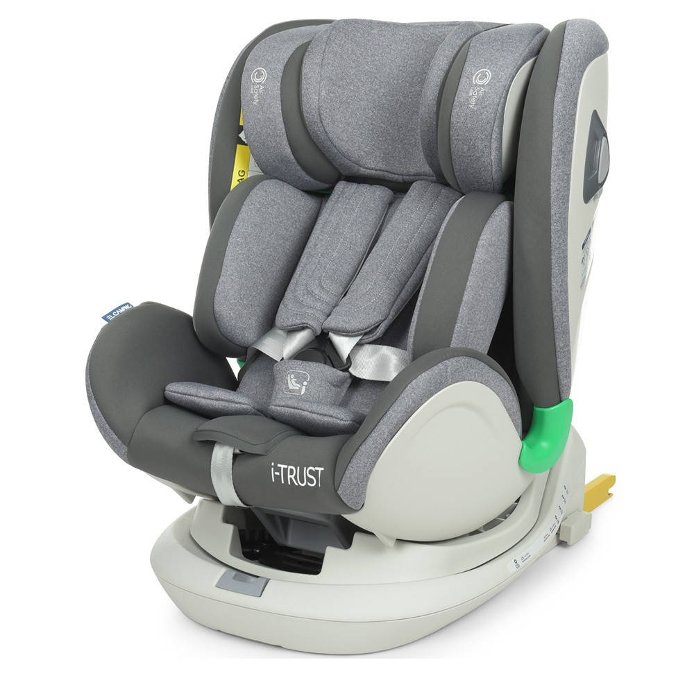 

Автокресло детское EL CAMINO ME 1081 i-TRUST Light Gray, Серый