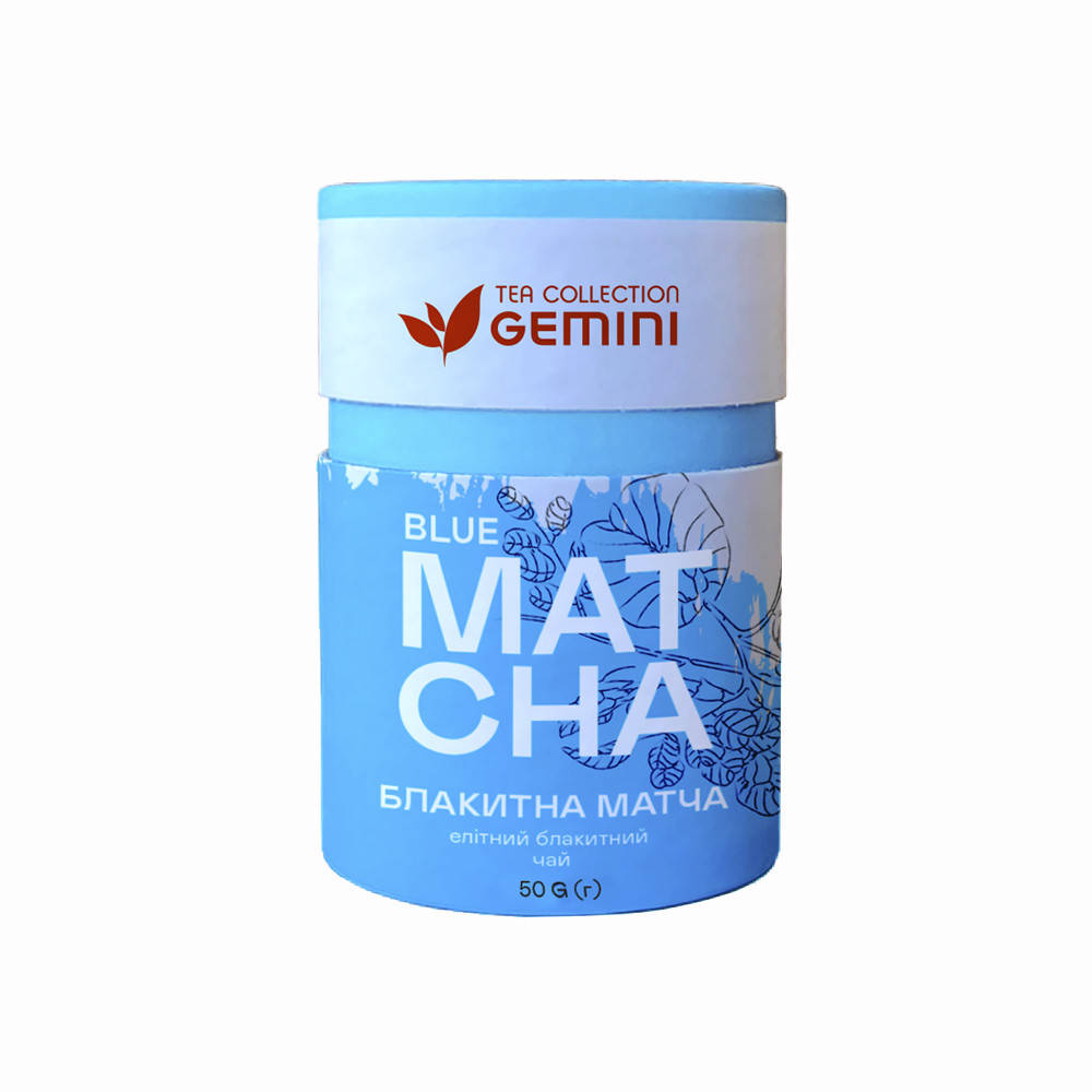 

Чай пудровый Gemini Tea Collection Blue Matcha 50 г