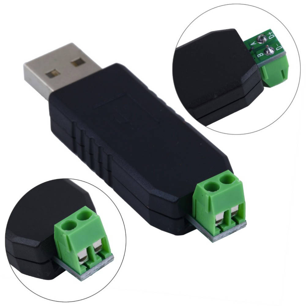 

Переходник USB - RS485 конвертер адаптер, Черный