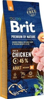 

Brit Premium by Nature Adult Корм Брит Премиум для собак средних пород M 15 кг