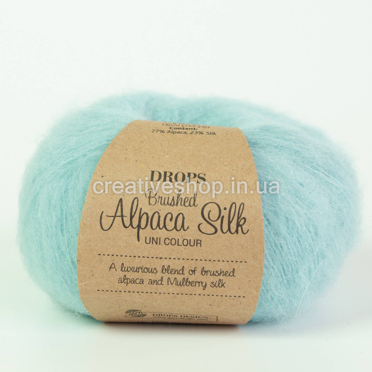 

Пряжа Drops Brushed Alpaca Silk (цвет 15 light sea green)