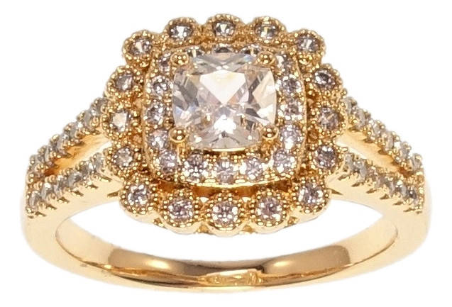 

Кольцо Xuping Позолота 18K "Вечное сияние" р.18.5