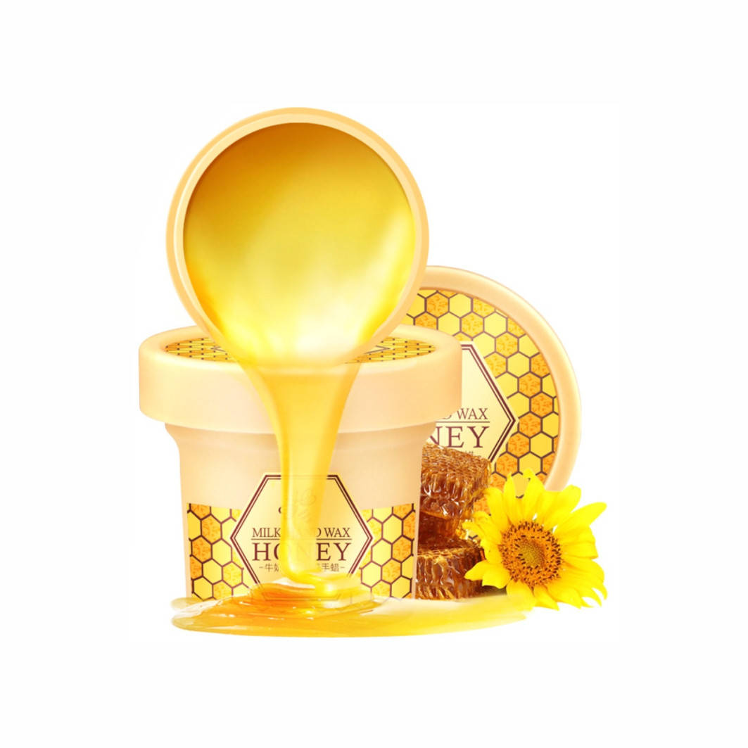 

Маска для ухода за руками с экстрактом мёда Laikou Milk Hand Wax Honey