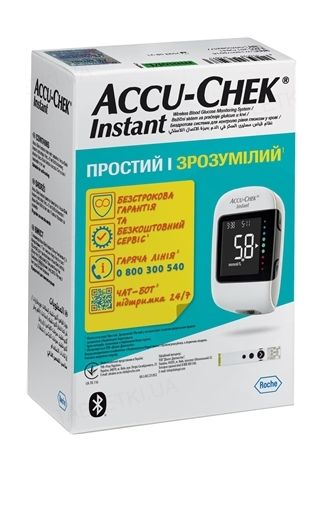 

Глюкометр Accu-Chek Instant, Roche Diagnostics