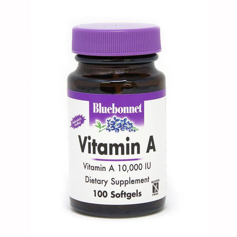

Витамины и минералы Bluebonnet Vitamin A 10000 IU, 100 капсул