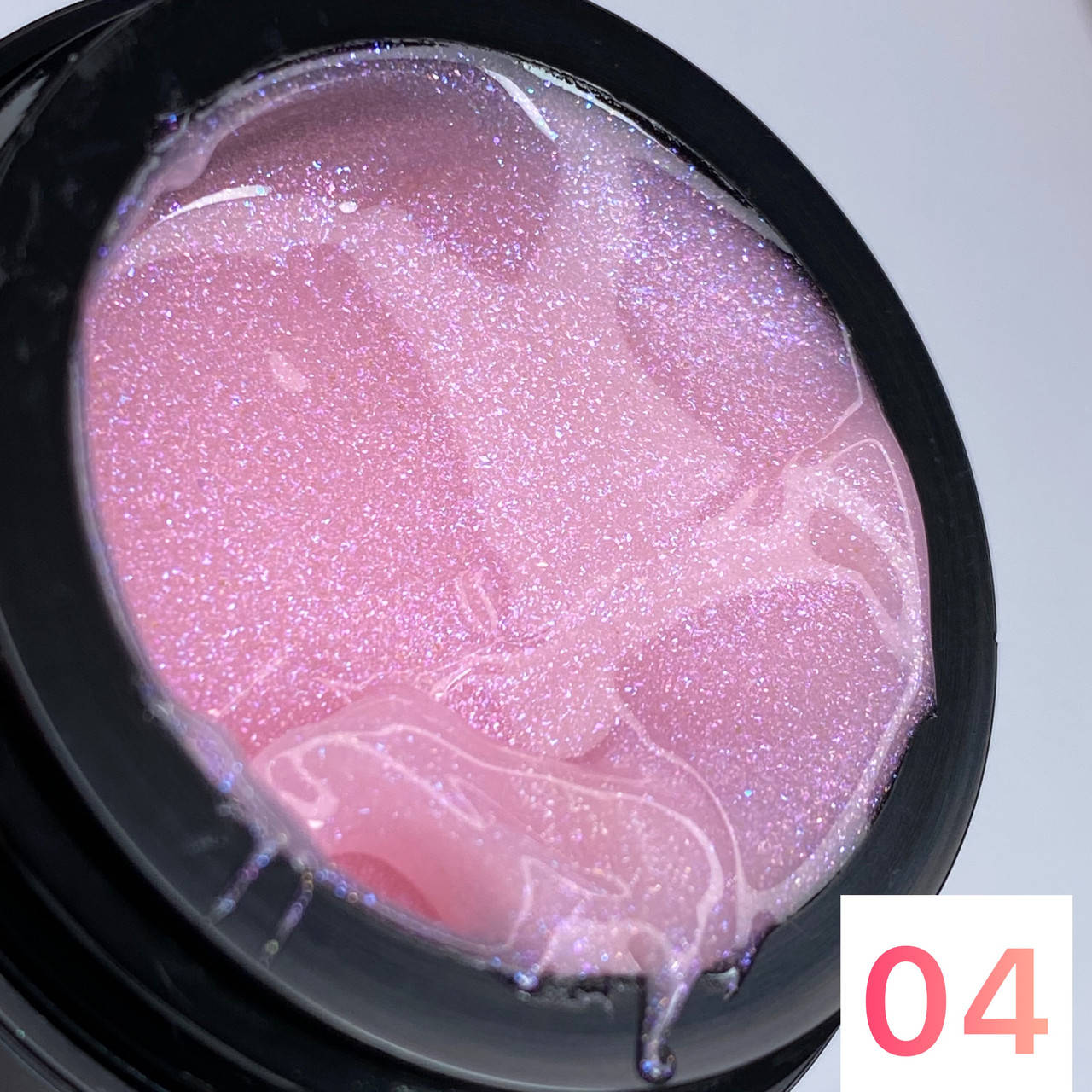 

Акрил-Гель Master 15ml #04 shimmer pink, Розовый