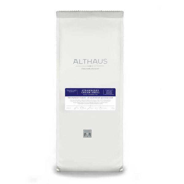 

Чай черный Althaus Strawberry Cream Ameli (Клубника со сливками) 250г