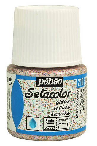 

Краска по светл.тканям нерастекающаяся "Setacolor Glitter" 45мл МУЛЬТИГОЛОГРАФИЧЕСКИЙ