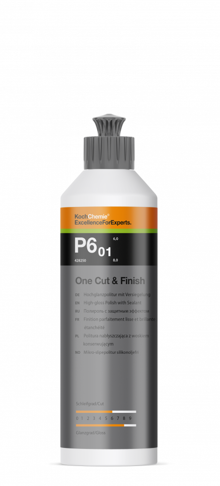 

One Cut & Finish P6.01 паста для полировки, средней абразивности 0.25 л