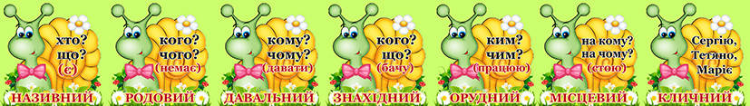 

Відмінки равлики