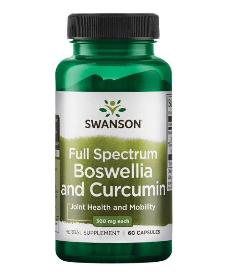 

Босвеллия и куркумин Swanson Full Spectrum Boswellia and Curcumin 60 капс.