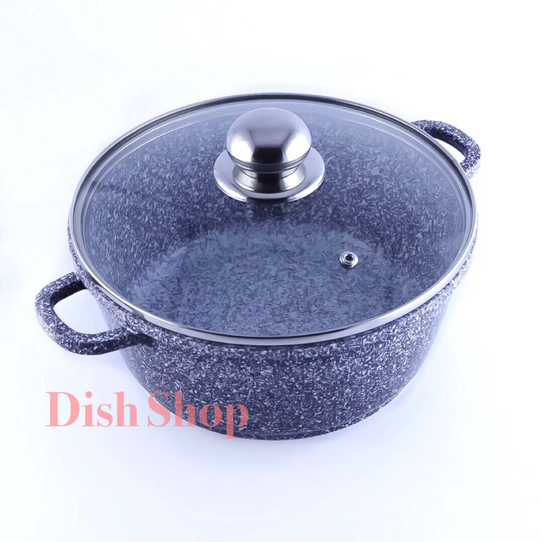 

Кастрюля-казан с крышкой гранитным антипригарным покрытием Benson, 5.8 л