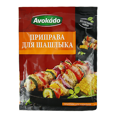 

Приправа Авокадо до шашлику Avokado 25g 25шт/ящ (Код : 00-00005577)