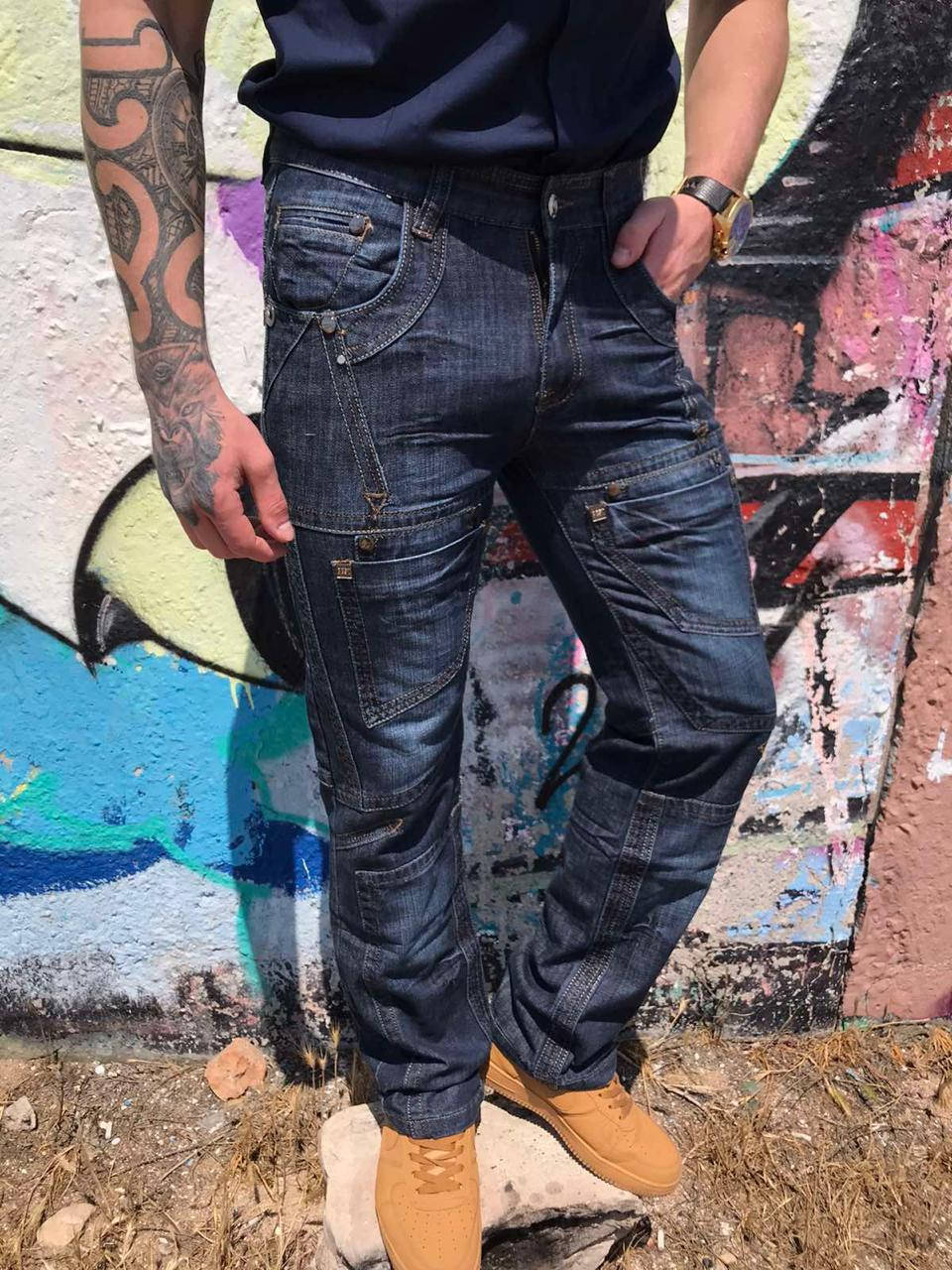 

Джинсы мужские VIGOOCC, Турция, 100% cotton, т. синие